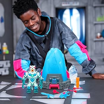 Amazon.co.jp: MrBeast Lab クライオラボコレクターフィギュアで氷を